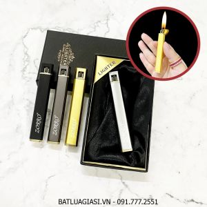 BẬT LỬA GAS ĐÁ RÃNH TAY - THANH TAM GIÁC ZORRO Z503 (CÓ HỘP) - (XÀI GAS)