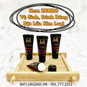 KEM ZORRO VỆ SINH, ĐÁNH BÓNG BẬT LỬA KIM LOẠI (5ML)