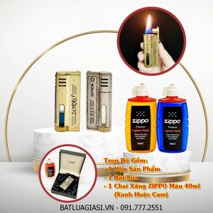 BẬT LỬA XĂNG LỘ THIÊN ZORRO SIPHON 555 (KÈM CHAI XĂNG)