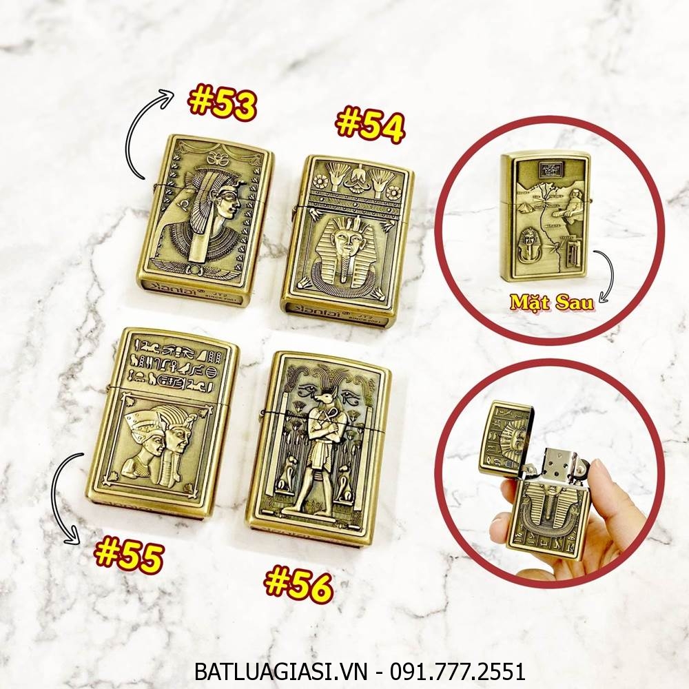 BÂT LỬA ZIPPO AI CẬP 2 MẶT HÌNH NỔI CÁC KIỂU - (XÀI XĂNG)
