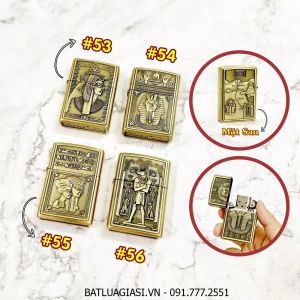 BÂT LỬA ZIPPO AI CẬP 2 MẶT HÌNH NỔI CÁC KIỂU - (XÀI XĂNG)