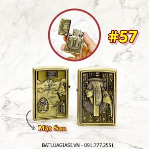 BÂT LỬA ZIPPO AI CẬP 2 MẶT HÌNH NỔI - (XÀI XĂNG) #57
