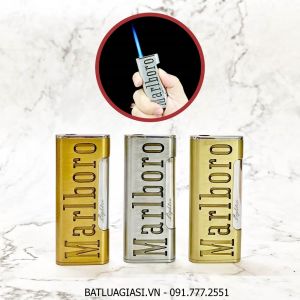 BẬT LỬA KHÈ - BẤM NGANG KHẮC CHÌM LOGO MARLBORO -  (XÀI GAS)