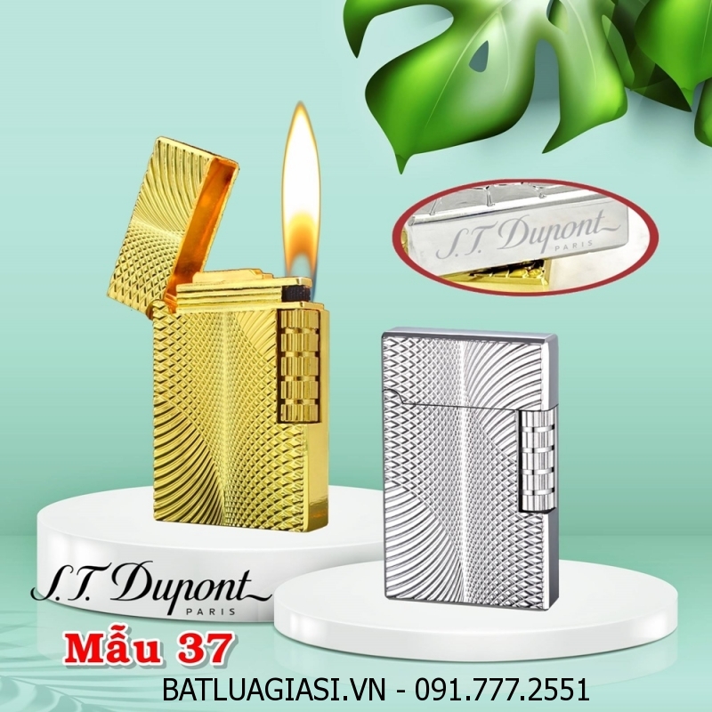 BẬT LỬA DUPONT VÂN KIM CƯƠNG M-37 (S.T. DUPONT) - (XÀI GAS)