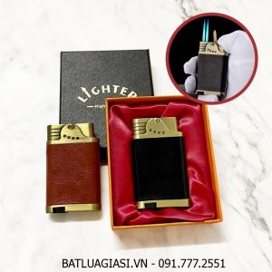 BẬT LỬA KHÈ 2 TIA BỌC DA (CÓ HỘP) - (XÀI GAS)