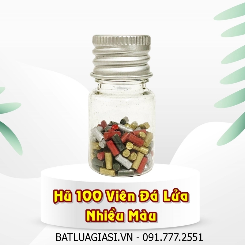 HŨ 100 VIÊN ĐÁ LỬA NHIỀU MÀU (ĐÁ MÀU)