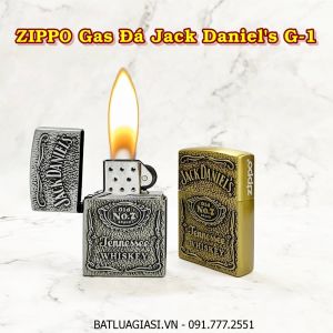 BẬT LỬA ZIPPO GAS ĐÁ JACK DANIEL'S G-1 - (XÀI GAS)