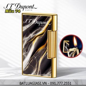 BẬT LỬA DUPONT VÂN ĐÁ M-74 (S.T. DUPONT) - (XÀI XĂNG)