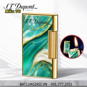BẬT LỬA DUPONT VÂN ĐÁ M-76 (S.T. DUPONT) - (XÀI XĂNG)