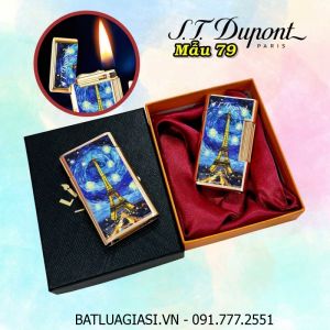 BẬT LỬA DUPONT HÌNH THÁP EIFFEL PARIS M-79 (S.T. DUPONT) (CÓ HỘP) - (XÀI XĂNG)