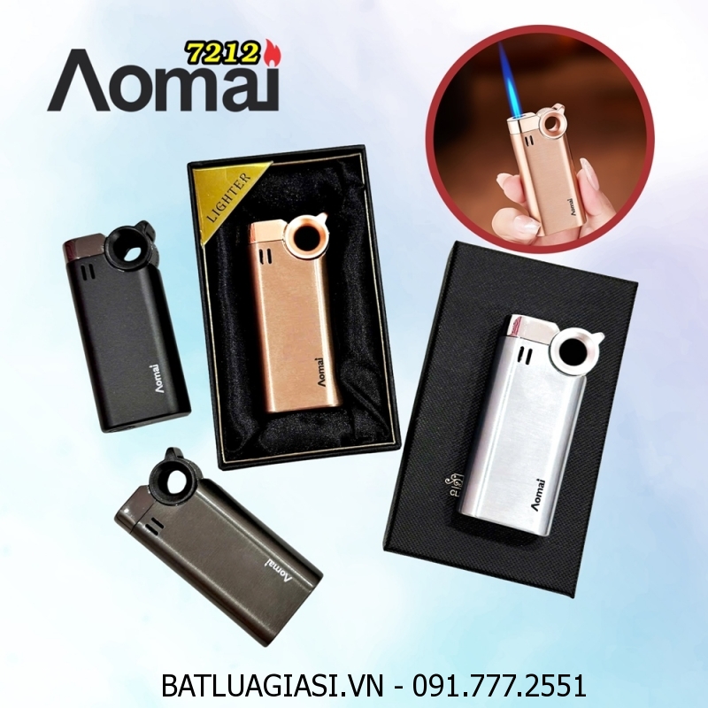 BẬT LỬA KHÈ AOMAI 7212 (AM7212) (CÓ HỘP) - (XÀI GAS)