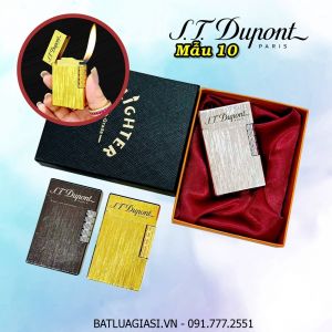 BẬT LỬA DUPONT VÂN XƯỚC M-10 (S.T. DUPONT) (CÓ HỘP) - (XÀI GAS)