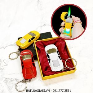 BẬT LỬA KHÈ - MÓC KHÓA HÌNH CHIẾC XE HƠI (CÓ ĐÈN) (CÓ HỘP) - (XÀI GAS)