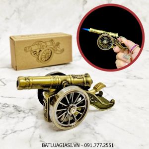 BẬT LỬA KHÈ HÌNH SÚNG ĐẠI BÁC (KIM LOẠI)  - (XÀI GAS)