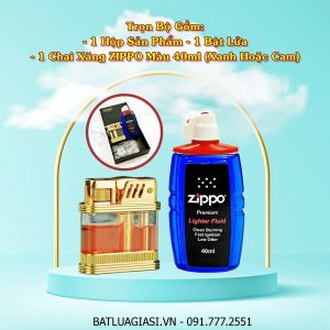 BỘ BẬT LỬA XĂNG LỘ THIÊN ZORRO Z716 (KÈM CHAI XĂNG) #VÀNG