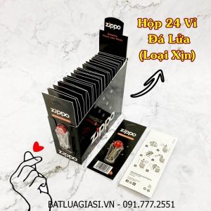 HỘP 24 VỈ ĐÁ LỬA THAY ZIPPO (ĐÁ LỬA ZIPPO MỸ)